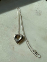 Load image into Gallery viewer, Puffy Heart Sterling Necklace
