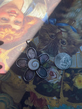 Load image into Gallery viewer, Vintage Sterling Silver Flower Pendant
