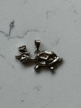 Load image into Gallery viewer, Sterling Silver Turtle Pendant
