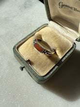 Load image into Gallery viewer, Sterling Silver Crushed Faux Coral Ring Size 8
