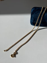 Load image into Gallery viewer, Vintage 14k Yellow Gold Cuban Link Chain 21”
