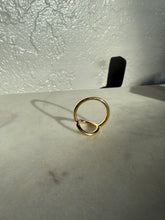 Load image into Gallery viewer, Gold Vermeil Modernist Style Ring Size 9
