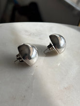 Load image into Gallery viewer, Vintage Sterling Silver Chunky Earrings
