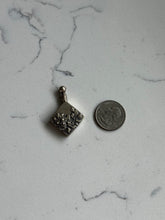 Load image into Gallery viewer, Floral Perfume Bottle Sterling Silver Pendant
