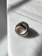 Load image into Gallery viewer, Jade Sterling Silver Ring Size 7

