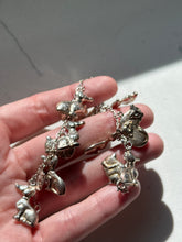 Load image into Gallery viewer, Vintage Sterling Silver Cats &amp; Dogs Charm Bracelet 7.5”

