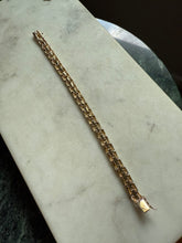 Load image into Gallery viewer, Gold Vermeil Two-Toned Bracelet 7.25”
