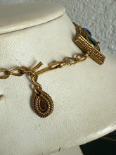 Load image into Gallery viewer, Vintage Goldette Caged Choker Collar Goldtone Necklace
