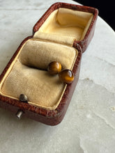 Load image into Gallery viewer, Tigers Eye Sterling Silver Earrings
