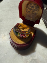 Load image into Gallery viewer, Rainbow Gold Vermeil Ring Size 7.25
