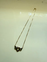 Load image into Gallery viewer, Ruby Sterling Silver Heart Necklace 17”
