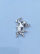 Load image into Gallery viewer, Cherub Angel Vintage Sterling Silver Pendant
