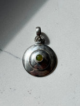 Load image into Gallery viewer, Green Gummy Sterling Silver Pendant
