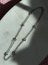 Load image into Gallery viewer, Vintage Star Sterling Silver Necklace 16”

