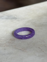 Load image into Gallery viewer, Dyed Purple Jadeite Ring Size 7.5
