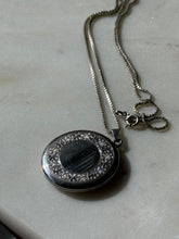 Load image into Gallery viewer, Vintage Sterling Silver Locket Necklace 24”
