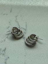 Load image into Gallery viewer, Sterling Silver Hoop Earrings
