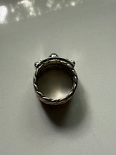 Load image into Gallery viewer, Tanzanite Cabochon Sterling Silver Ring Size 5.75
