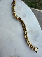 Load image into Gallery viewer, Italian Gold Vermeil San Marco Bracelet 8”
