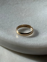 Load image into Gallery viewer, Vintage 14k Yellow Gold Solid Band Size 4.5
