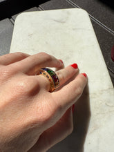 Load image into Gallery viewer, Rainbow Gold Vermeil Ring Size 7.25
