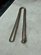 Load image into Gallery viewer, USA Pure Silver Rounded Snake Chain 16.5”
