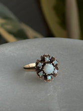 Load image into Gallery viewer, Vintage 10k Solid Gold Opal Ring Size 5.25
