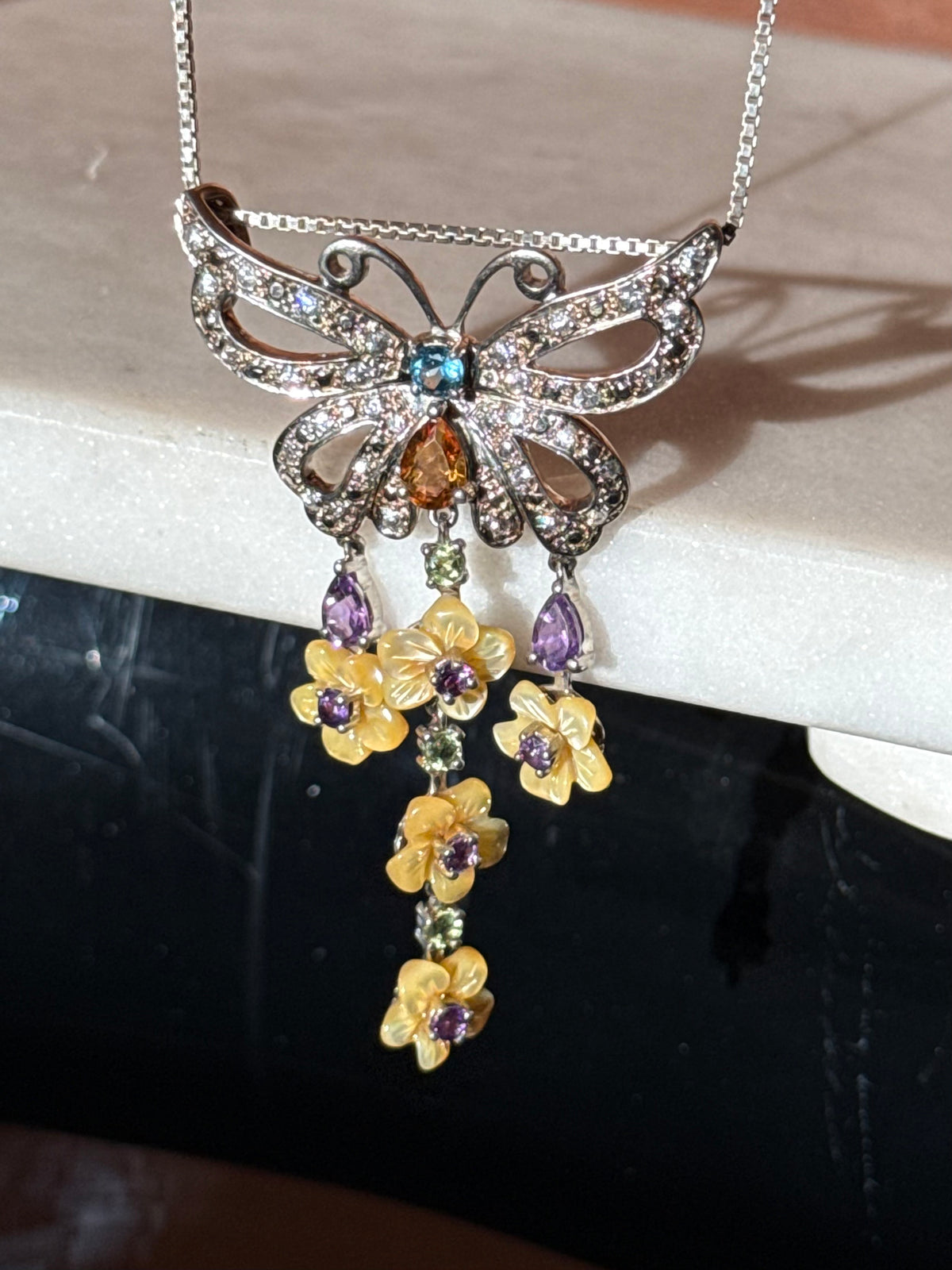 Butterfly Sterling Silver Necklace