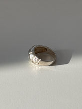 Load image into Gallery viewer, Woven Sterling Silver Dome Ring Size 6
