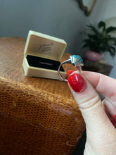 Load image into Gallery viewer, Turquoise Inlay Sterling Silver Ring
