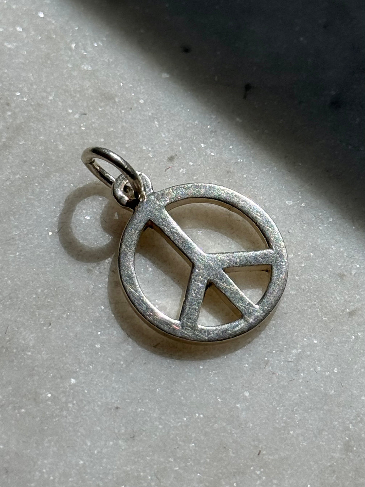 Peace Pendant Sterling Silver