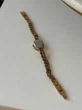 Load image into Gallery viewer, Vintage Geneve Goldtone Ruby Watch
