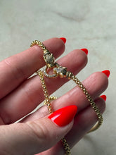 Load image into Gallery viewer, Gold Vermeil Panther Necklace 18”
