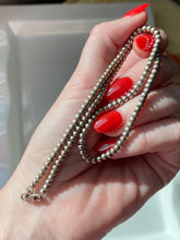 Load image into Gallery viewer, Beaded Sterling Silver Vintage Chain
