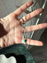 Load image into Gallery viewer, Vintage Turquoise Arrow Head Sterling Silver Necklace 21”
