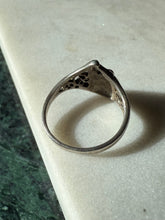 Load image into Gallery viewer, Vintage Swan Sterling Silver Ring Size 9.25
