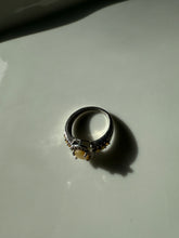 Load image into Gallery viewer, Opal &amp; Amethyst Sterling Silver Ring Size 8.25
