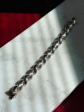 Load image into Gallery viewer, Vintage Italian Sterling Silver Jumbo San Marco Bracelet 7.25”
