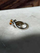 Load image into Gallery viewer, Vintage Citrine Sterling Silver Ring Size 6.5
