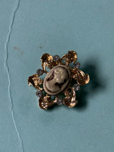 Load image into Gallery viewer, Cameo Gold Plated Vintage Brooch
