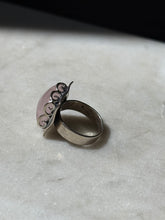 Load image into Gallery viewer, Rose Quartz Sterling Silver Square Ring Size 6
