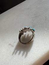Load image into Gallery viewer, Turquoise Sterling Silver Ring Size 6
