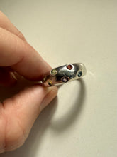 Load image into Gallery viewer, Sprinkle Donut Band Sterling Silver Ring Size 7
