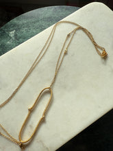 Load image into Gallery viewer, Gold Vermeil Necklace 30”
