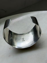 Load image into Gallery viewer, Vintage Solid Sterling Silver Thick Width Cuff Bracelet
