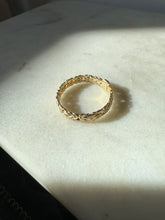 Load image into Gallery viewer, Byzantine Link Gold Vermeil Ring Size 11.25
