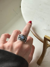 Load image into Gallery viewer, Vintage Sterling Opal Ring Size 8
