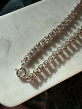 Load image into Gallery viewer, Sailor Bolt Clasp Sterling Silver Chunky Chain 17”
