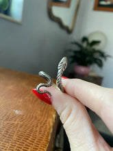 Load image into Gallery viewer, Vintage Snake Sterling Silver Ring
