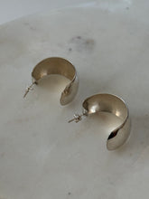 Load image into Gallery viewer, Vintage Mexico Sterling Silver Hoops
